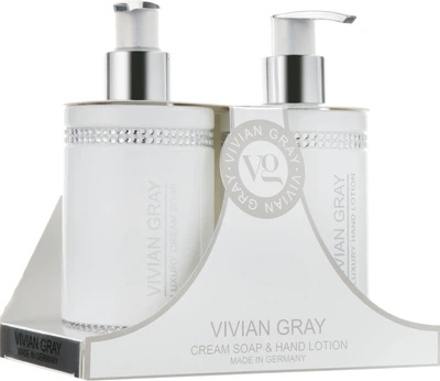 Набір - Vivian Gray White Crystals Set (cr/soap/250ml + h/lot/250ml) (582171-1444)