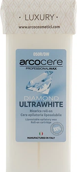 Віск у касеті "Ультрабілий" - Arcocere Diamond Ultra White Wax 100ml (1059420-65347)