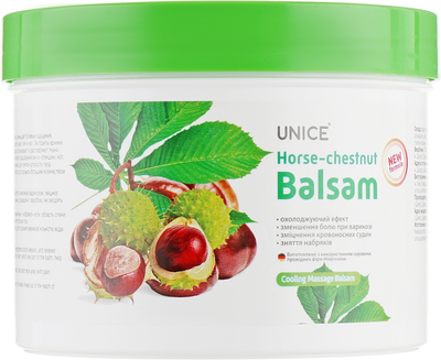 Гель-бальзам із екстрактом кінського каштану - Unice Horse Chestnut Balsam 500ml (352849-18795)