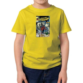 Футболка дитяча JHK "Spiderman комікс" 104 см Жовтий (MD-30-6145-33-15)