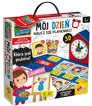 Gra planszowa Lisciani Montessori Mein Tag (8008324086993)