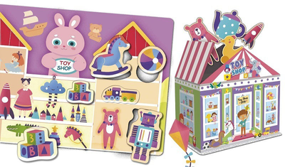 Настільна гра Lisciani Carotina Baby Logic 3D The Toy Store (8008324092543)