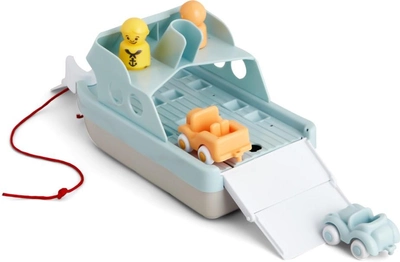 Łódka Viking Toys Ecoline Jumbo z 2 samochodzikami i 2 figurkami (7317672010989)