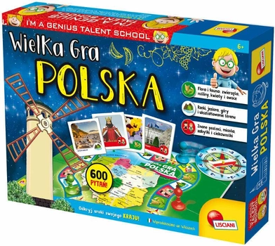 Duża gra planszowa Lisciani I'm a Genius Polska (8008324105137)