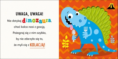Дитяча книжка Wilga Увага, динозавр! - Агнєшка Стельмашик (9788328073210)
