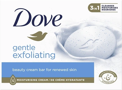 Крем-мило "Ніжне відлущування" - Dove Gentle Exfoliating Beauty Cream Bar 90g (115231-89625)