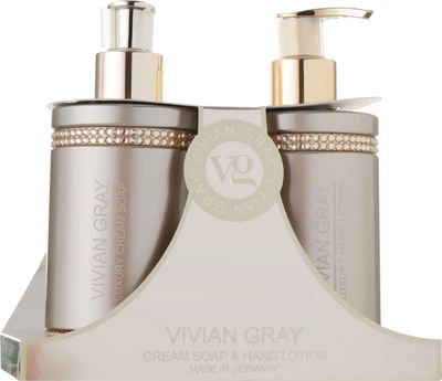 Набір - Vivian Gray Brown Crystals Set (cr/soap/250ml + h/lot/250ml) (541587-689)
