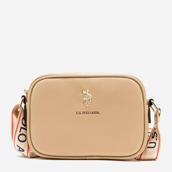 Сумка кросс-боди через плечо женская U.S. Polo Assn 27A228-1110 Бежевый (786660917796)