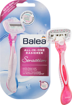 Maszynka do golenia dla kobiet Balea All-in-One Sensation (4058172631887)