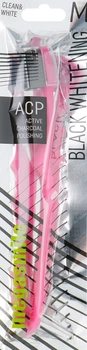 Зубна щітка, рожева - Megasmile Black Whitening 200ml (139689-137709)
