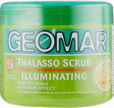 Таласо-скраб для тіла "Морська сіль і лимон" - Geomar Thalasso Scrub Illuminant 600g (566823-26640)