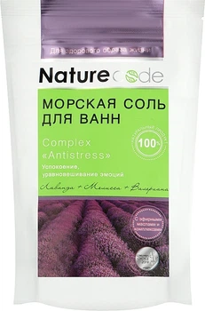Морська сіль для ванн - Nature Code Antistress 550g (784166-25117)