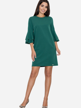 Плаття коротке літнє жіноче Figl M564 L Зелене (5902194339841)