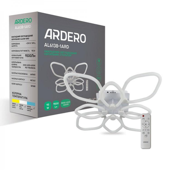 Потолочный светодиодный светильник с пультом управления LED Люстра Ardero AL6138-1ARD FELICITY