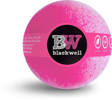 Бомбочка для ванни "Полуниця" - Blackwell Bath Bomb Strawberry 165g (952887-32827)