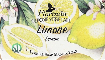 Мыло натуральное "Лимон" - Florinda Lemon Vegetal Soap 200g (375513-31163116)