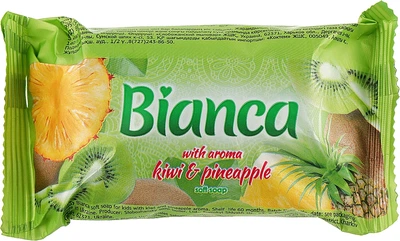 Мило туалетне тверде "Ківі та ананас" - Bianca Kiwi & Pineapple Aroma Soft Soap 140g (981657-44998)