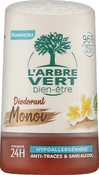 Дезодорант із кокосовим маслом - L'Arbre Vert Monoi Deodorant 50ml (1088386-84495)