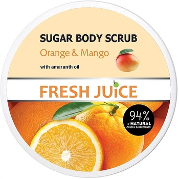 Сахарний скраб для тіла - Fresh Juice Orange and Mango 225ml (60231-55341)