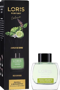 Аромадифузор "Пачулі й бергамот" - Loris Parfum Patchouli & Bergamot Reed Diffuser 120ml (922859-23696)