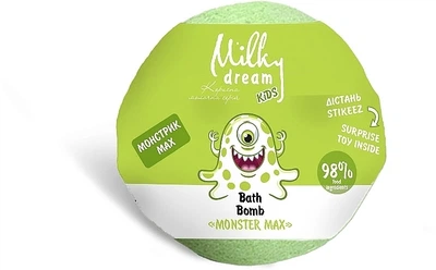 Бомба для ванн "Монстрик Мах" - Milky Dream Kids 100g (860890-21012)