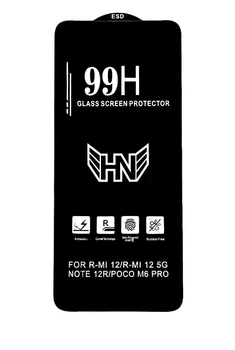 Защитное стекло 99H для Tecno Pova 5 Pro (LH8n) с олеофобным покрытием black
