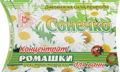 Концентрат ромашки з екстрактом алое для ванн "Сонечко" - Лабораторія лікаря Пирогова 450g (332937-31099360)