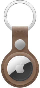 Шкіряний брелок Apple для AirTag с кольцом для ключей Taupe (MT2L3)