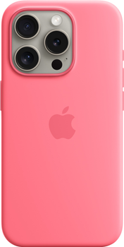 Панель Apple MagSafe Silicone Case для Apple iPhone 15 Pro Pink (MWNJ)