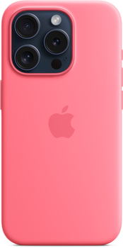 Панель Apple MagSafe Silicone Case для Apple iPhone 15 Pro Pink (MWNJ)