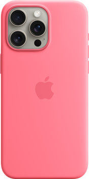 Панель Apple MagSafe Silicone Case для Apple iPhone 15 Pro Max Pink (MWNN3)