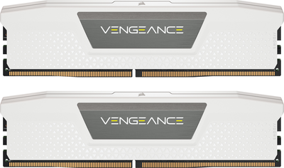 Оперативна пам'ять Corsair DDR5-5200 32768MB PC4-41600 (Kit of 2x16384) Vengeance White (CMK32GX5M2B5200C40W)