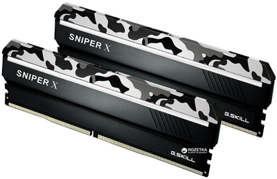 Pamięć RAM G.Skill DDR4-2400 16384MB PC4-19200 (Kit of 2x8192) Sniper X Urban Camo (F4-2400C17D-16GSXW)