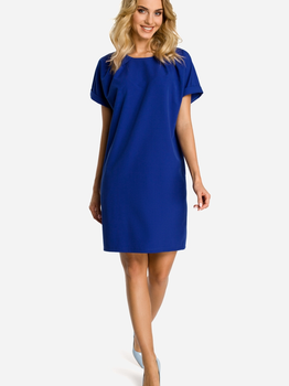 Плаття-футболка коротке літнє жіноче Made Of Emotion M337 M Синє (5902041197303)