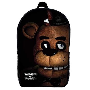 Рюкзак ФНАФ Аниматроники 5 ночей с Фредди детский (Gear bag mini FNAF 04) черный, 29 х 21 х 9 см