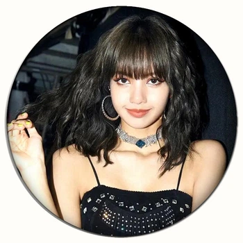 Значок кпоп акриловий Blackpink Ліса на шпильці 58 мм