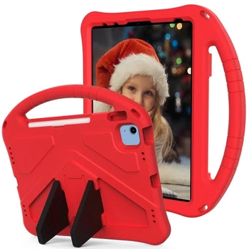 Чехол STR EVA с ручкой и подставками для Apple iPad 11" 2025 (A16) Летучая мышь, детский Red