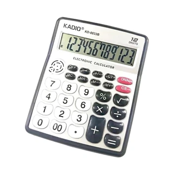 Калькулятор Kadio KD-8833B настільний офісний 12-розрядний