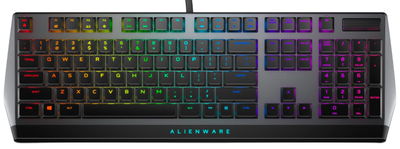 Klawiatura przewodowa Alienware Low Profile RGB AW510K Cherry Red MX Black (545-BBCLSO)