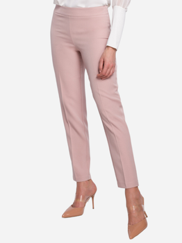Spodnie slim fit damskie Makover K055 L Różowe (5903068481437)