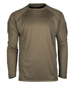 Рубашка тактическая Mil-Tec Термоактивная быстросохнущая XL Олива TACTICAL QUICK DRY LANGARMSHIRT OLIV (11082001-905-XL)