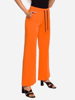 Spodnie sportowe damskie Made Of Emotion M675 S Pomarańczowe (5903887665308)