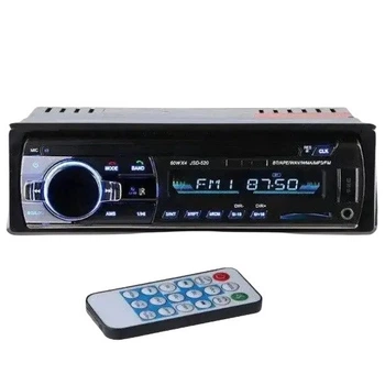 Автомагнитола RIAS JSD-520 1din 2xUSB+microSD+AUX+Bluetooth с Пультом 4x60W (3_04667)
