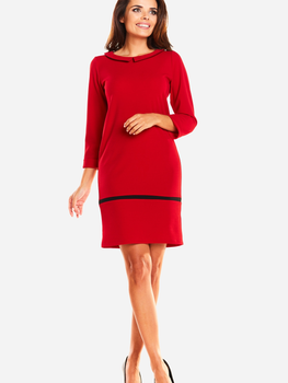 Sukienka ołówkowa damska Awama A238 S Czerwona (5902360524903)
