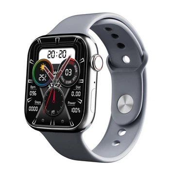 Умные смарт часы XO M50 45mm Smart Watch наручные смарт-часы с функцией приема звонков и микрофоном серые