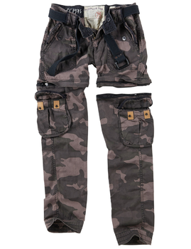 Брюки милитари женские SURPLUS LADIES TREKKING PREMIUM 38 Black camo