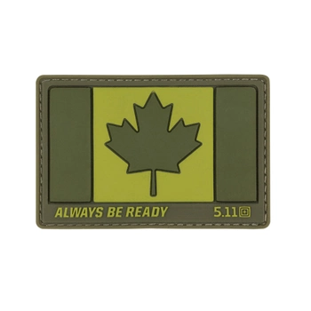 Нашивка 5.11 Tactical Canada Flag Patch Sage Green