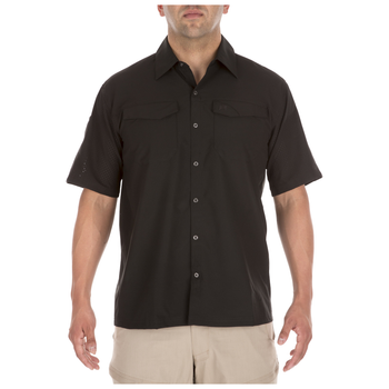 Рубашка тактическая с коротким рукавом 5.11 Freedom Flex Woven S/S XS Black