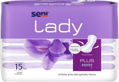 Жіночі урологічні прокладки Seni Plus 15 шт (5900516803261)