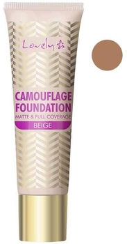 Podkład do twarzy Lovely Matte & Full Coverage Camouflage Foundation 4 Beige 25 ml (5901801650010)